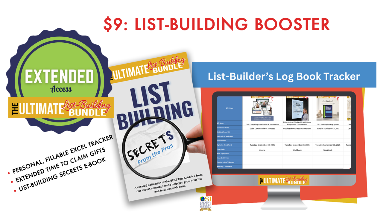 The Ultimate List Building Bundle: Bundle Booster #2