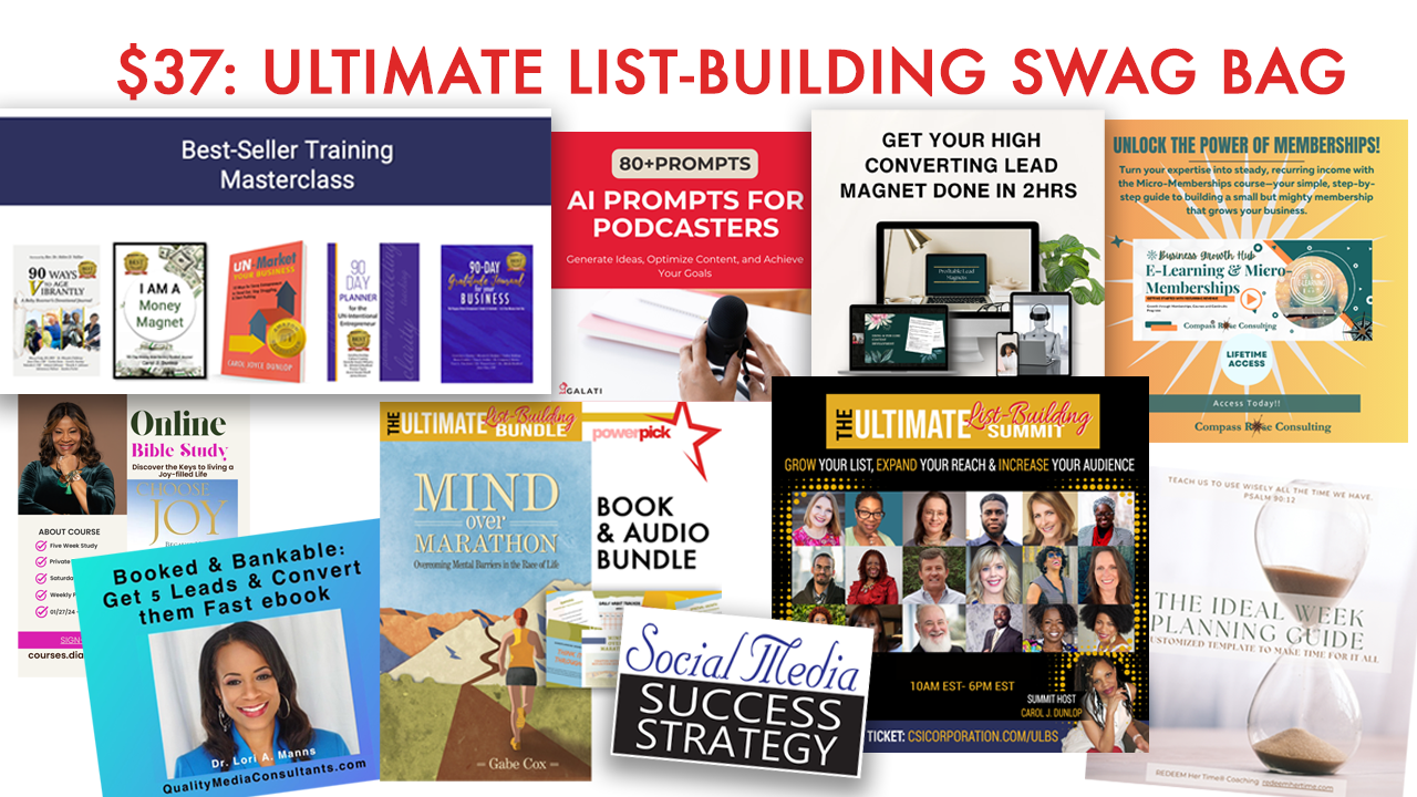 The Ultimate List Building Bundle: Bundle Booster #2