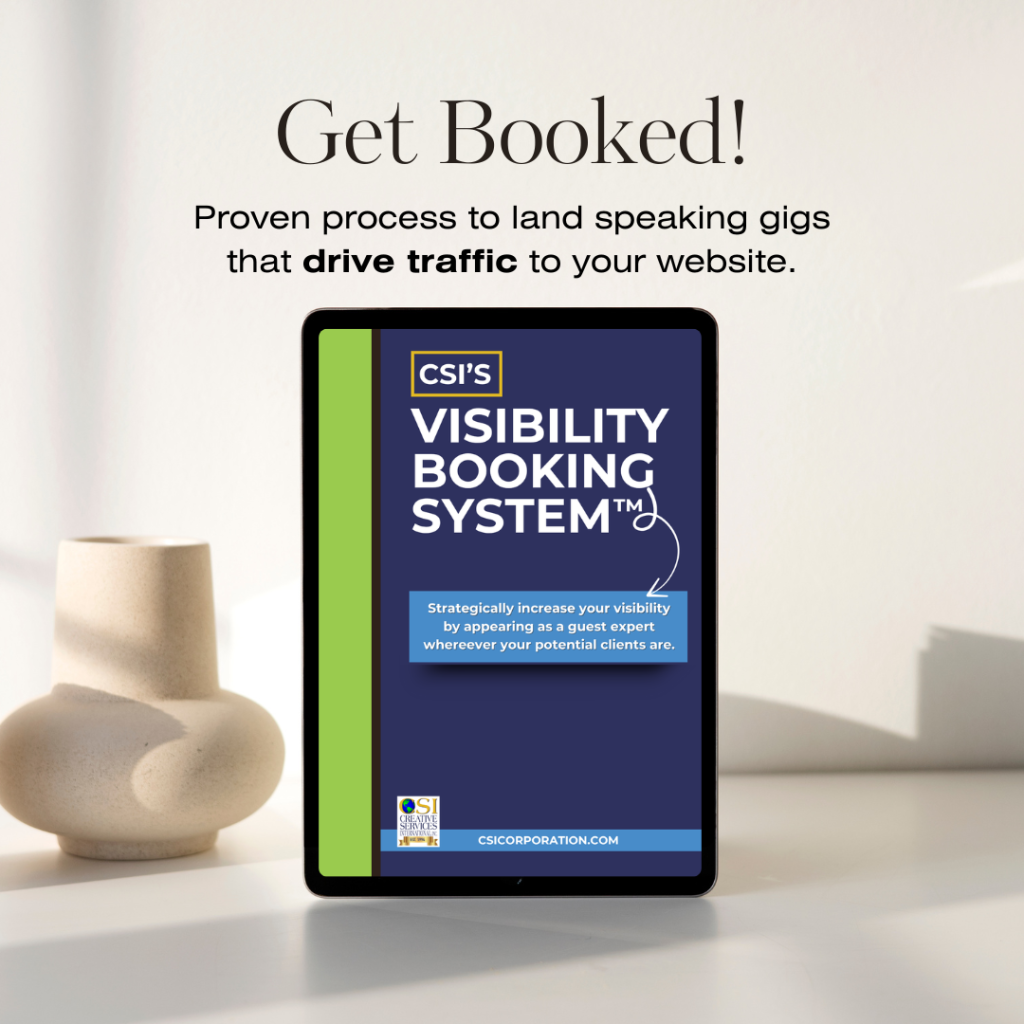 CSI's Visibility Booking System
