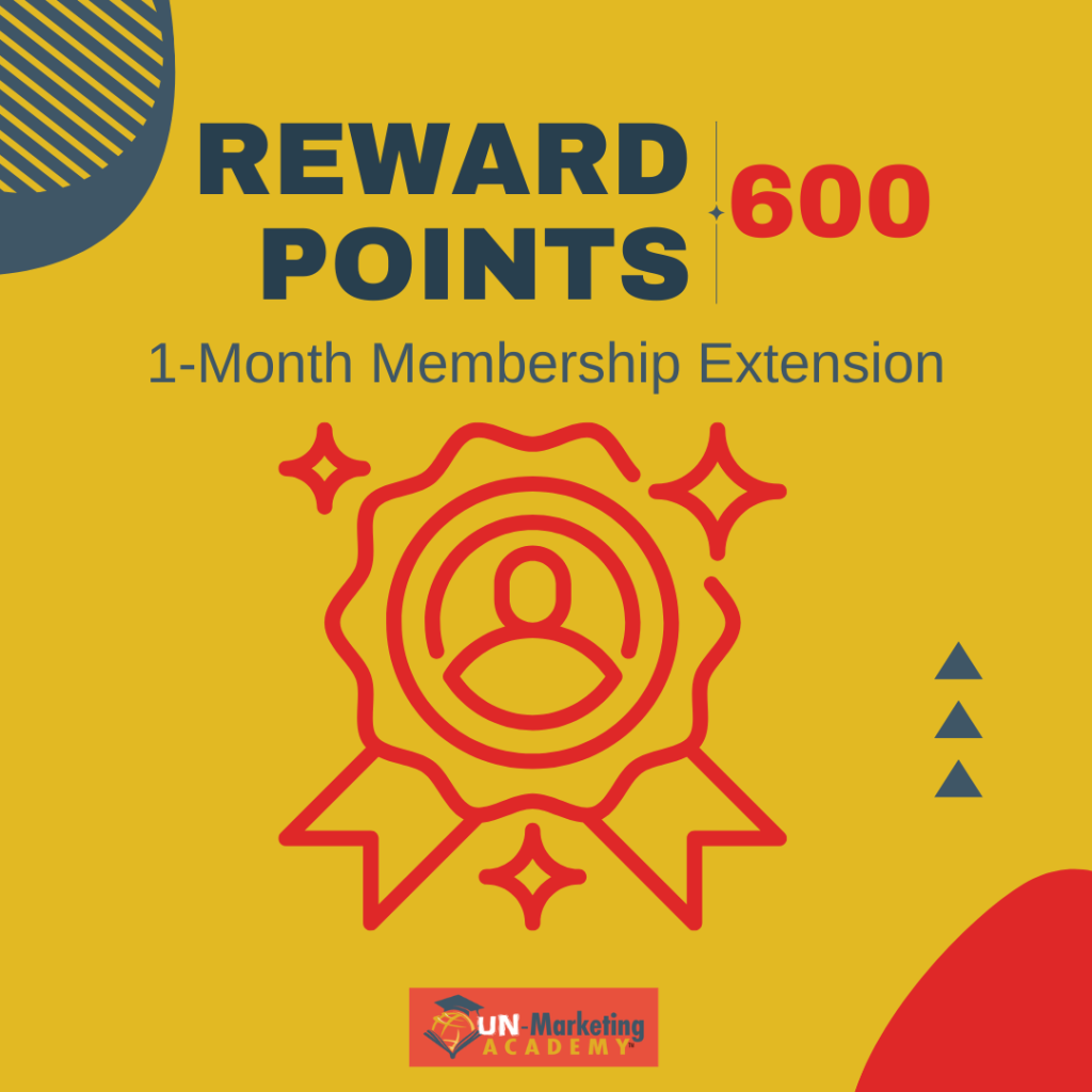 UMA Rewards: 1 Month membership extension